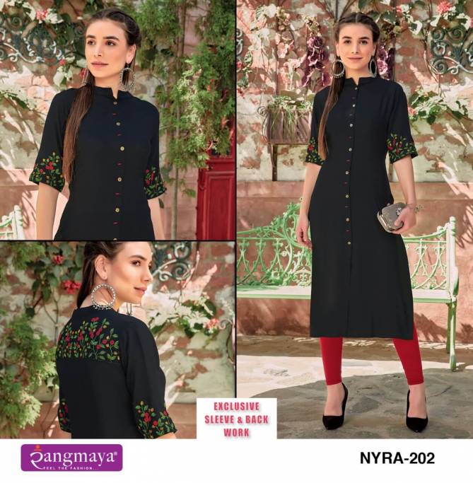 Rangmaya Nyra 2 Latest Regular Wear Designer Kurti Collection